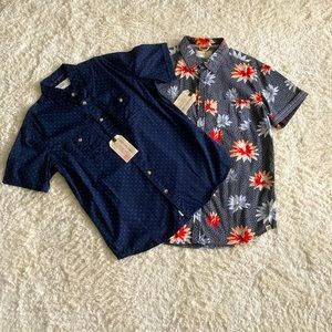 2 for 1 Men’s button up casual shirts